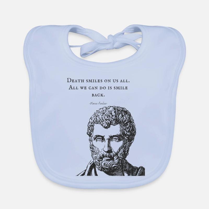Marcus Aurelius cote Bavoir bio Bébé