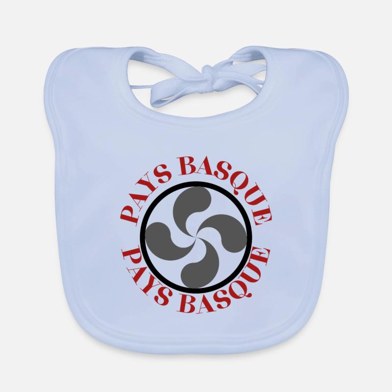 PAYS BASQUE Bavoir bio Bébé