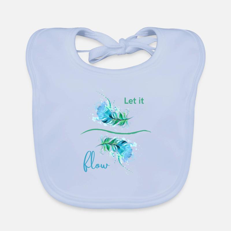 Let It Flow Organic Baby Bibs