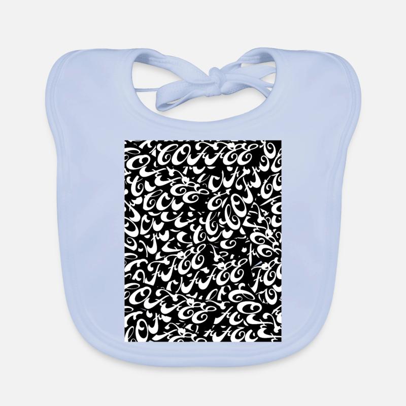 Coffee Cards Organic Baby Bibs