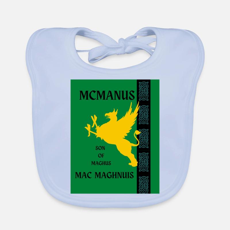 Mcmanus Surname Organic Baby Bibs
