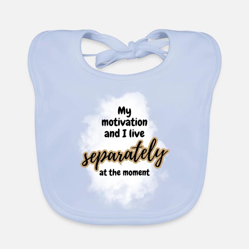 POSITIVE EINSTELLUNG MINDSET Motivation Baby Bio-Lätzchen