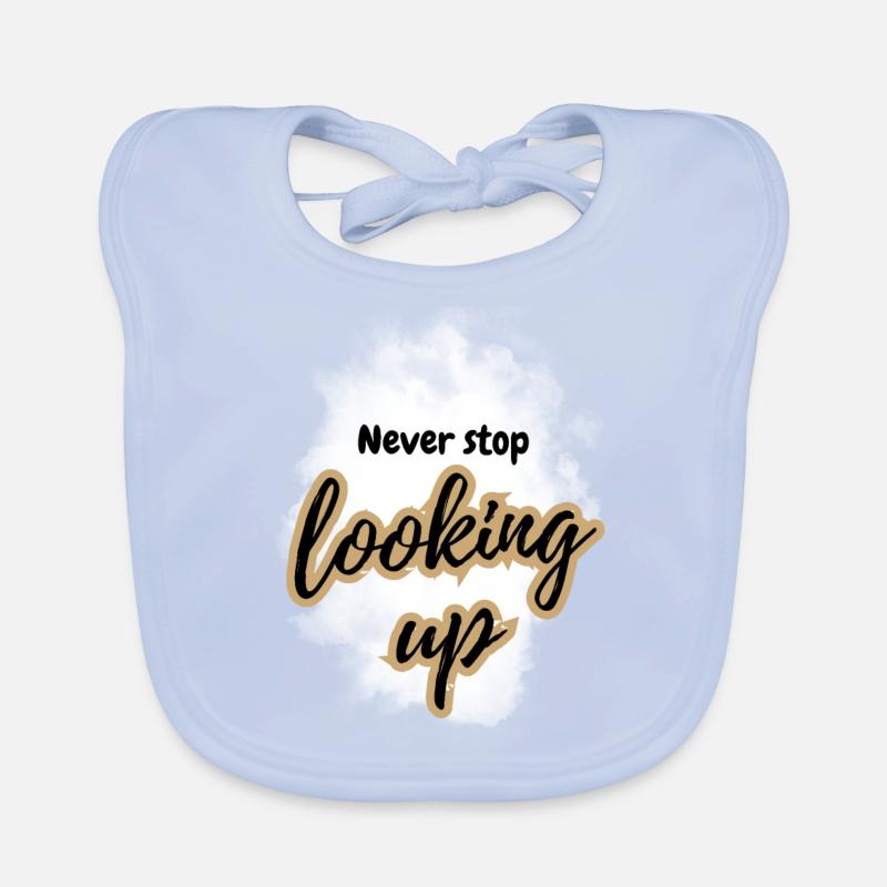 POSITIVE ATTITUDE MINDSET Motivation Organic Baby Bibs
