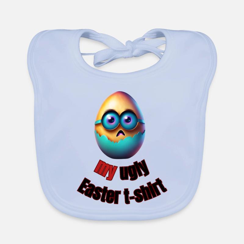 Mon oeuf de Pâques moche Bavoir bio Bébé