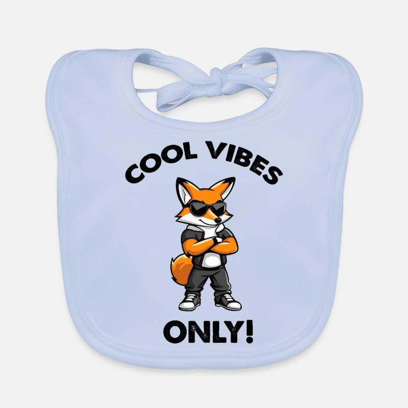 fuchs cool vibes Baby Bio-Lätzchen