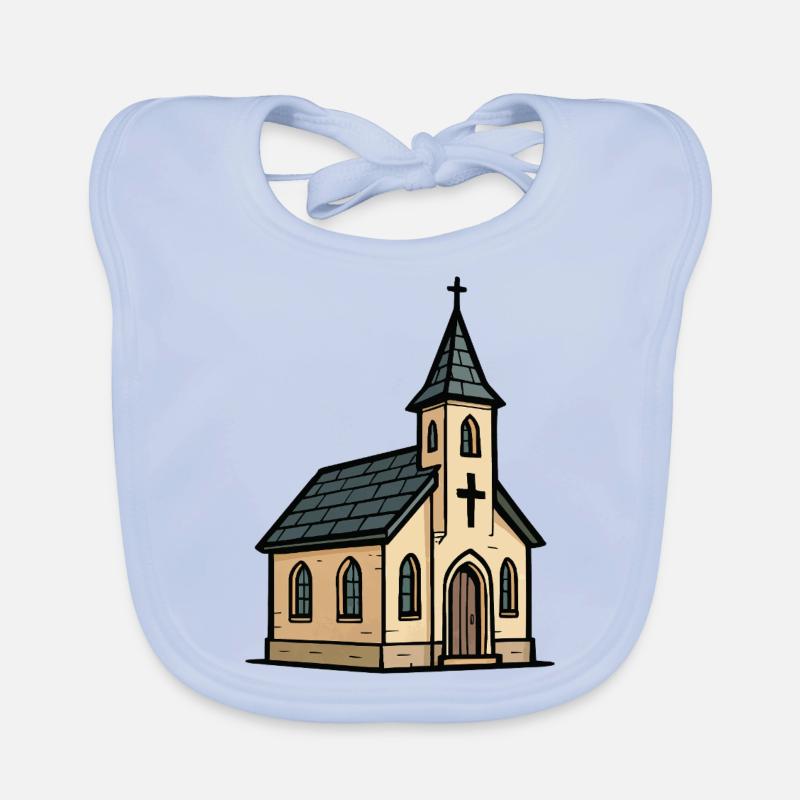 kirche Baby Bio-Lätzchen