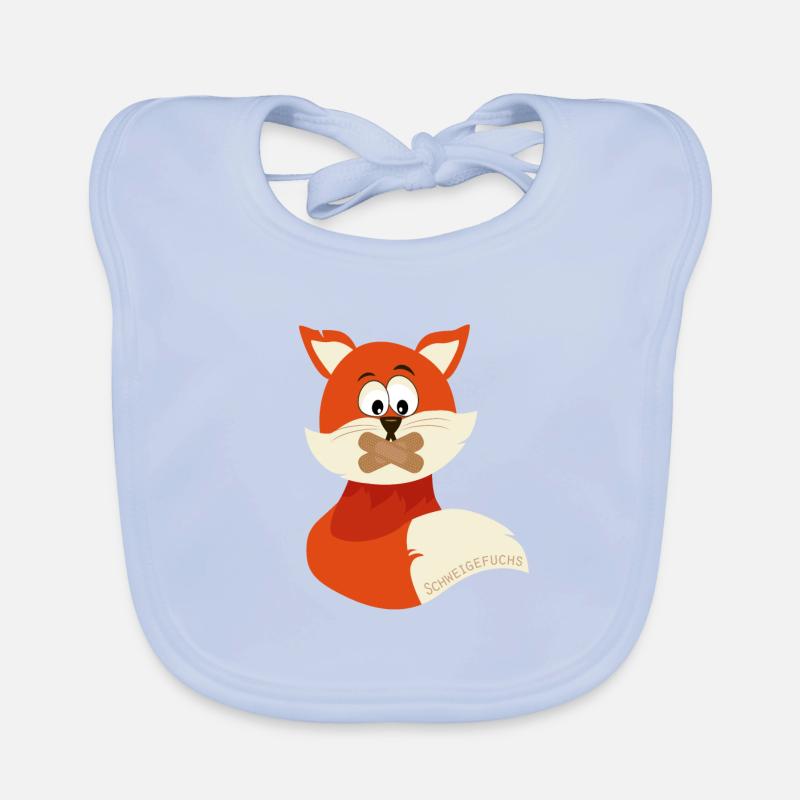 Save the Schweigefuchs! Organic Baby Bibs