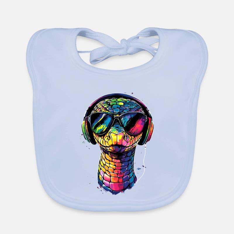 snake, python, cobra, rattlesnake, snakes Organic Baby Bibs