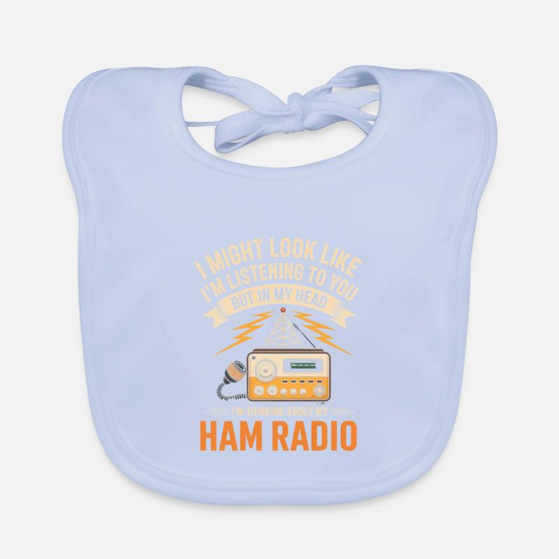 Ham Radio Tee Organic Baby Bibs