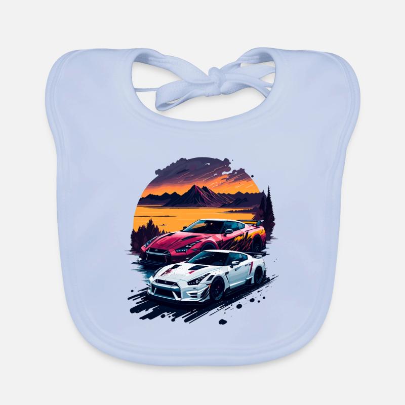 Voiture de sport classique Bavoir bio Bébé
