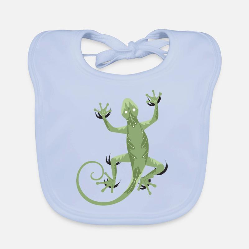 3D Gecko Baby Bio-Lätzchen