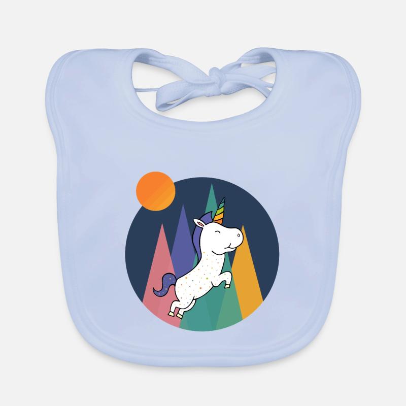 Conception de licorne Bavoir bio Bébé