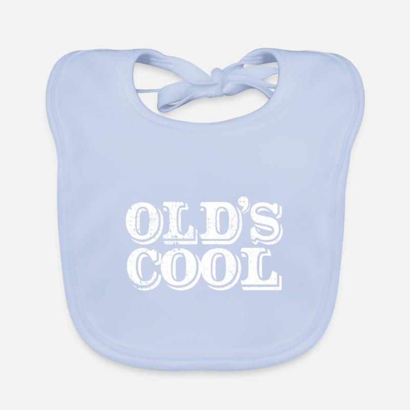 Old'S Cool - Oldschool - Formerly everything was better Organic Baby Bibs