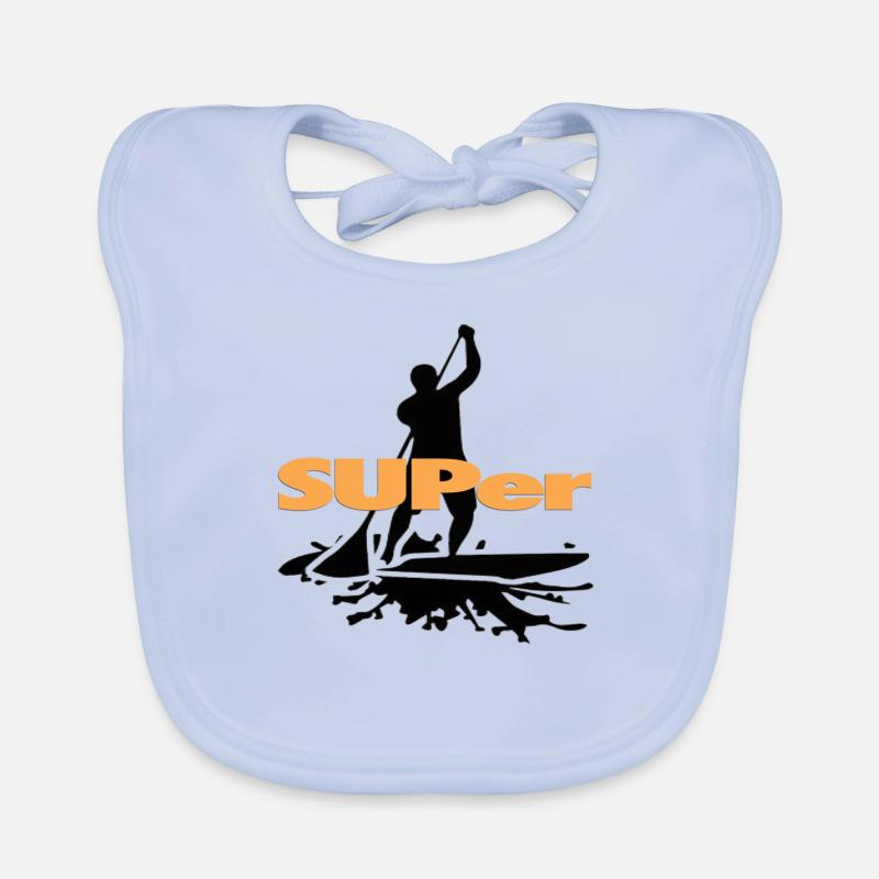 SUPer, SUP BOARD Stand Up Paddling Baby Bio-Lätzchen