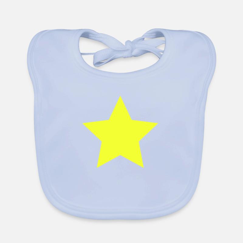 étoile jaune étoile jaune Bavoir bio Bébé