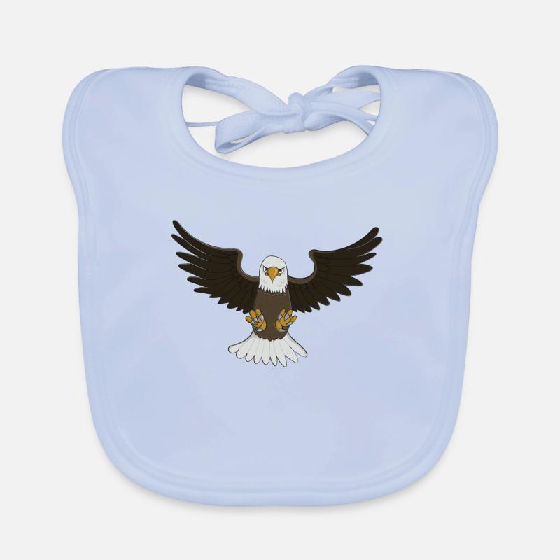 Weißkopfseeadler Baby Bio-Lätzchen