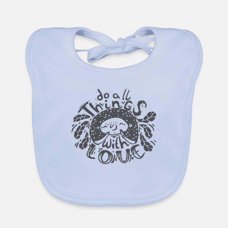 DO ALL THINGS GESCHENK Baby Bio-Lätzchen