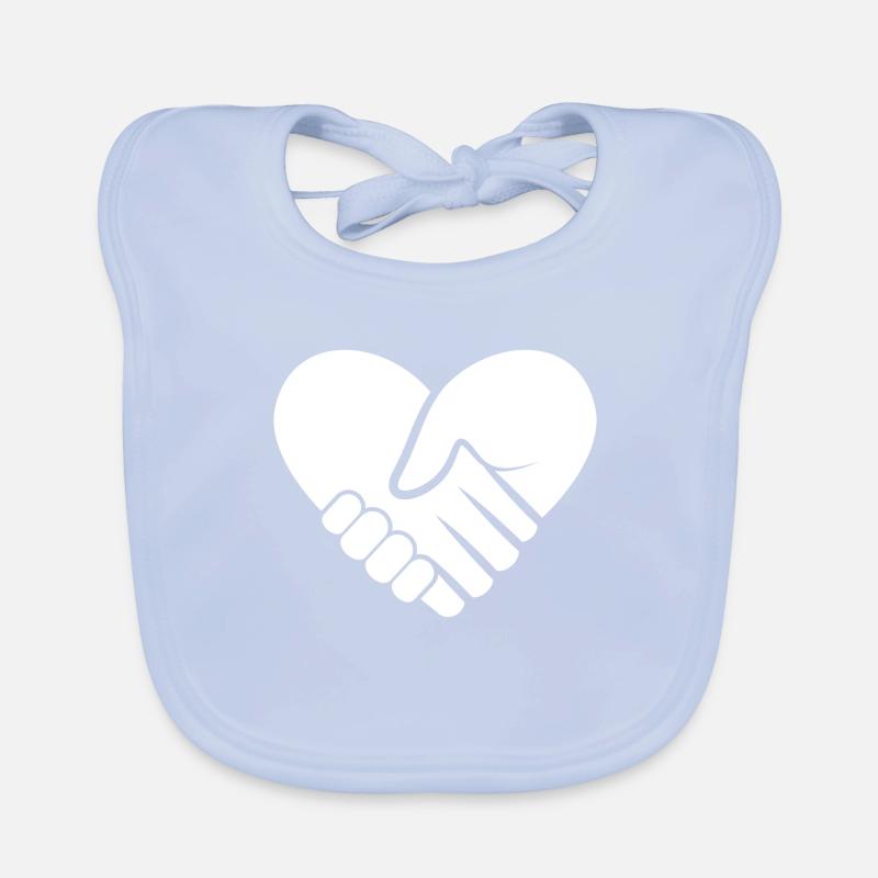 Liebe deinen Nächsten Baby Bio-Lätzchen