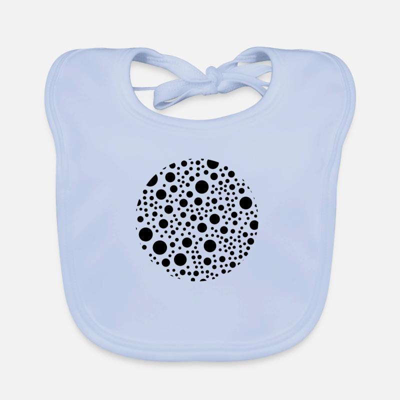 Dots Design Abstract Bavoir bio Bébé