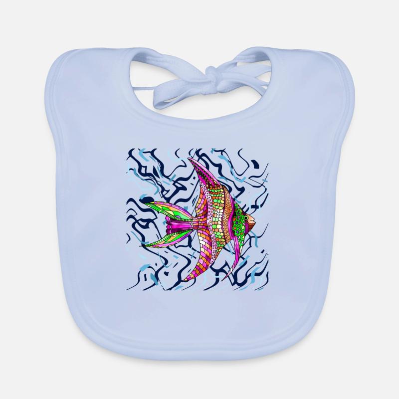 Fish Organic Baby Bibs