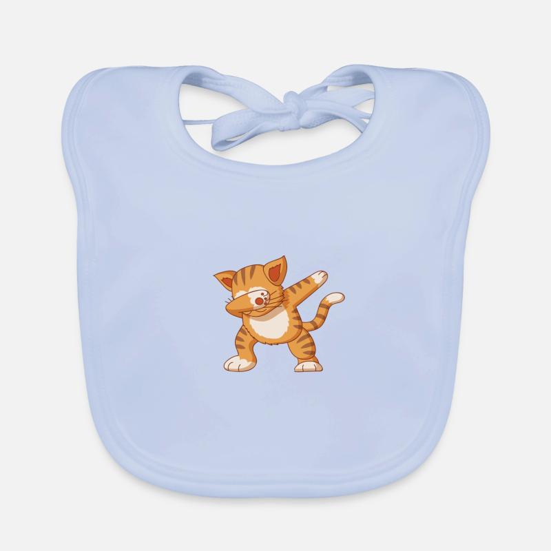 cat Organic Baby Bibs