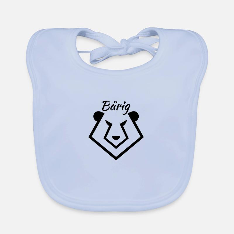 Bärig - Baby Bio-Lätzchen - sky Blue