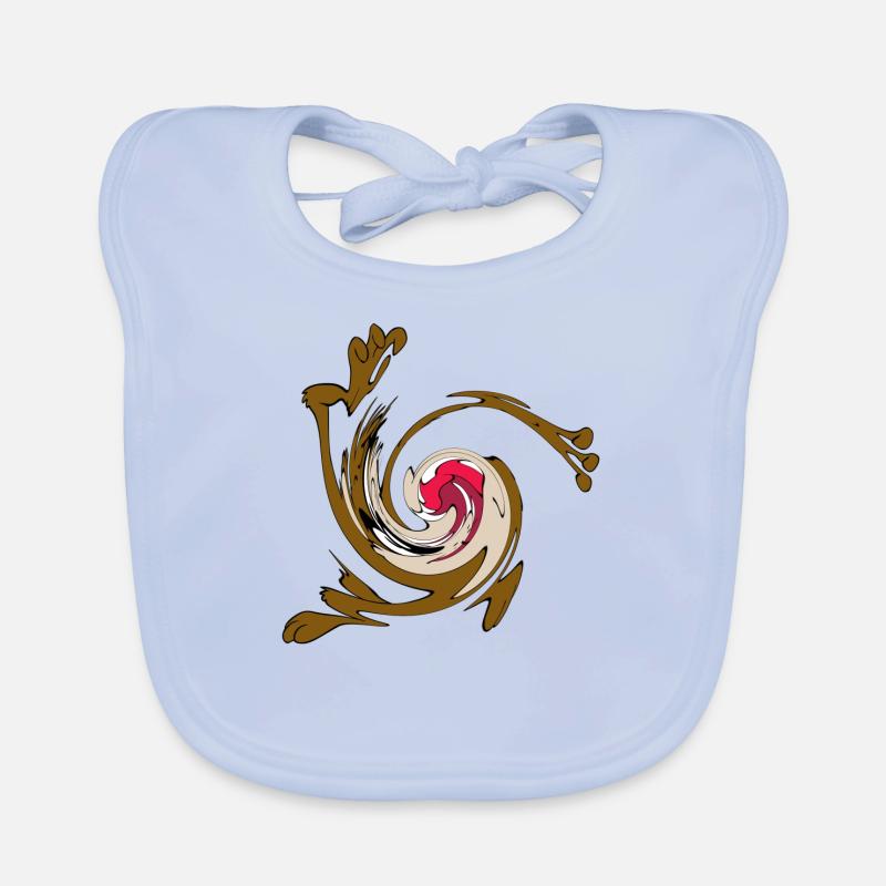 Tasmanian devil Organic Baby Bibs