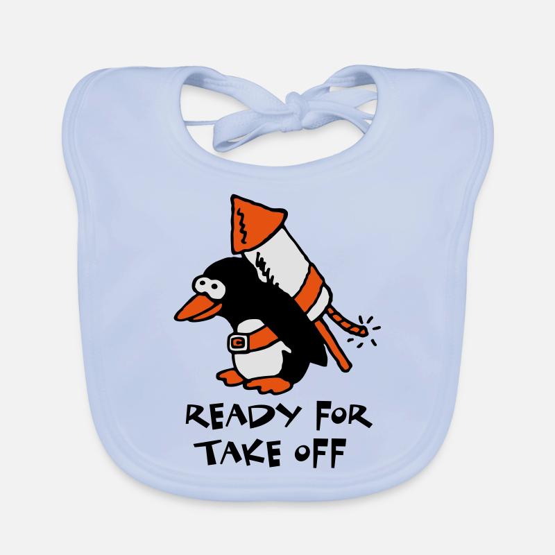 rocket_pinguin_c_3c Baby Bio-Lätzchen
