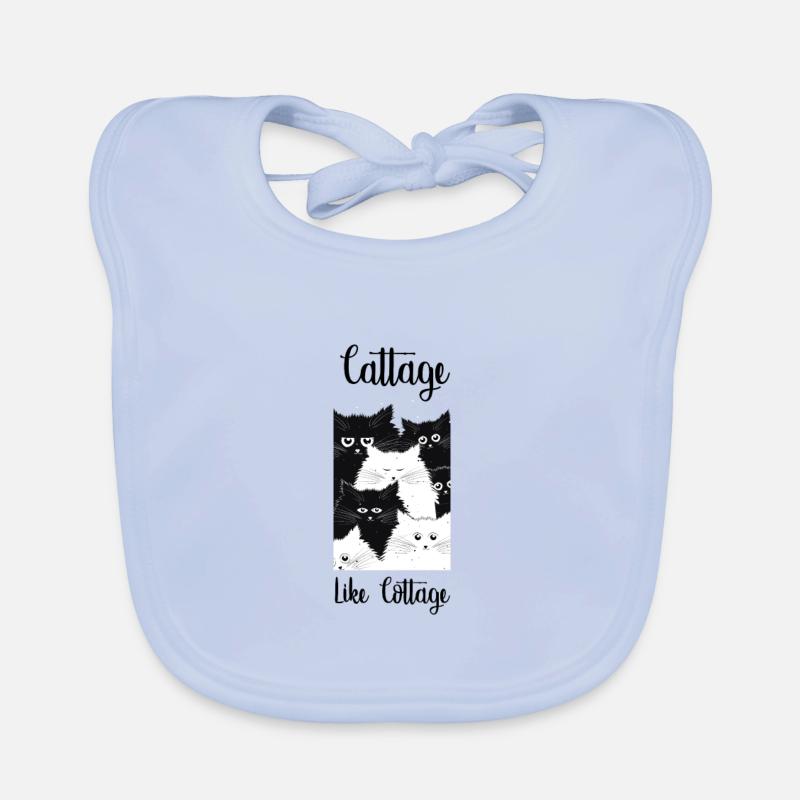 Cadeau d'animal de chat chat Bavoir bio Bébé