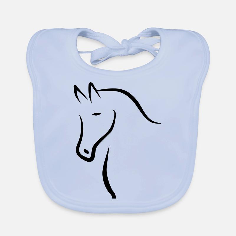 cheval Bavoir bio Bébé