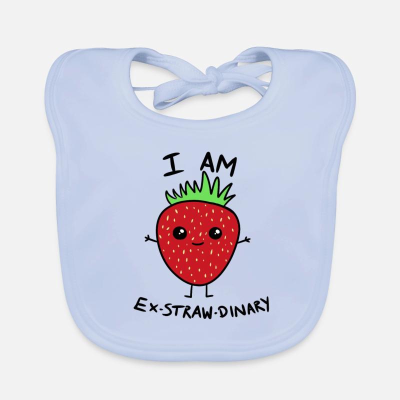 Je suis ex-paille-dinary Bavoir bio Bébé