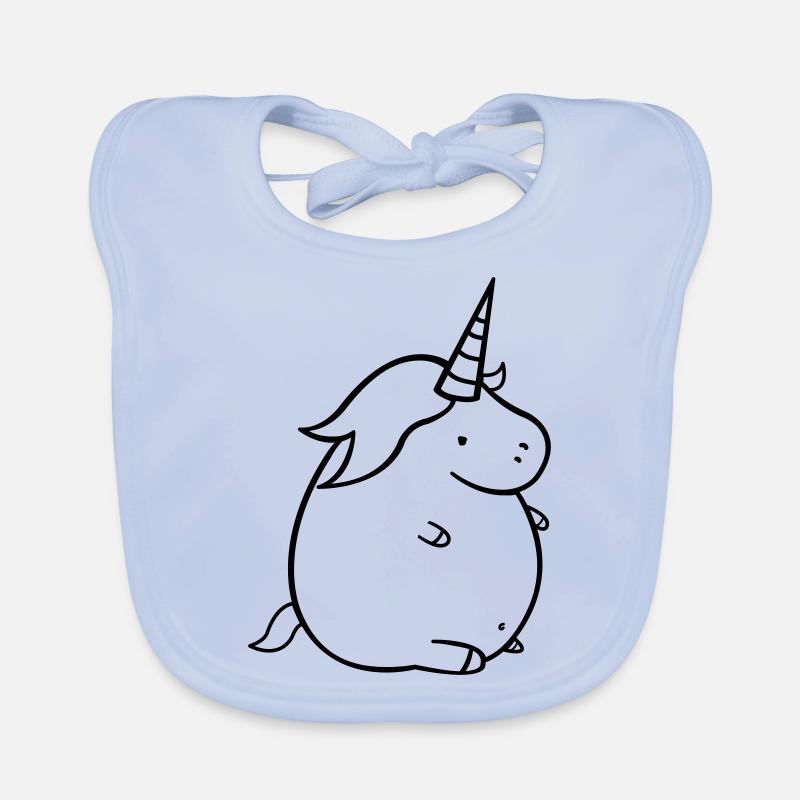fat_unicorn Organic Baby Bibs