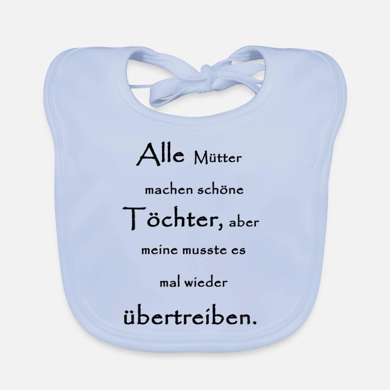 schöne Töchter Baby Bio-Lätzchen