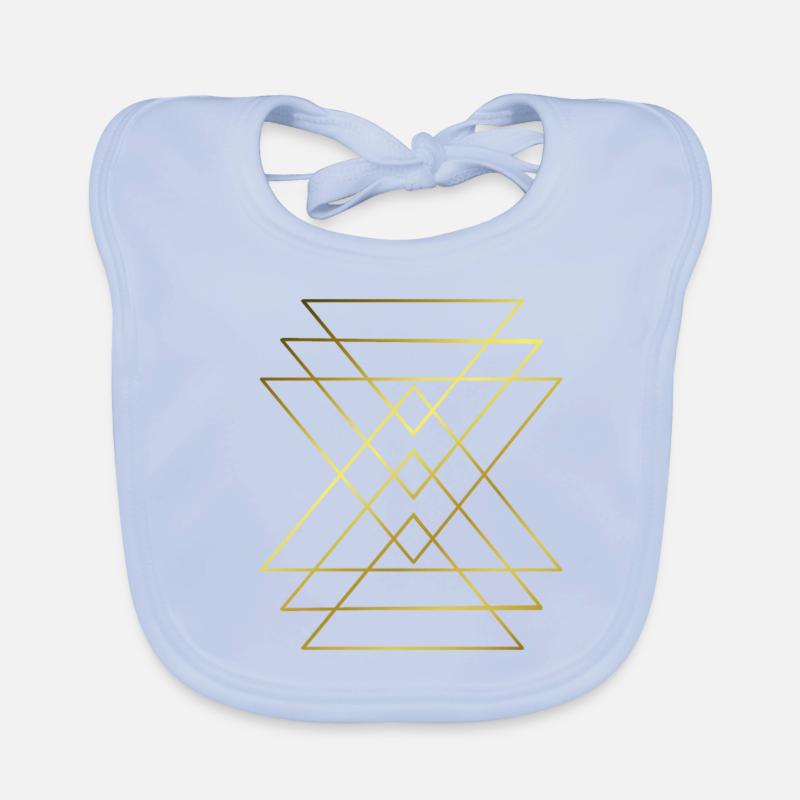 Graphics - graphic pattern Organic Baby Bibs