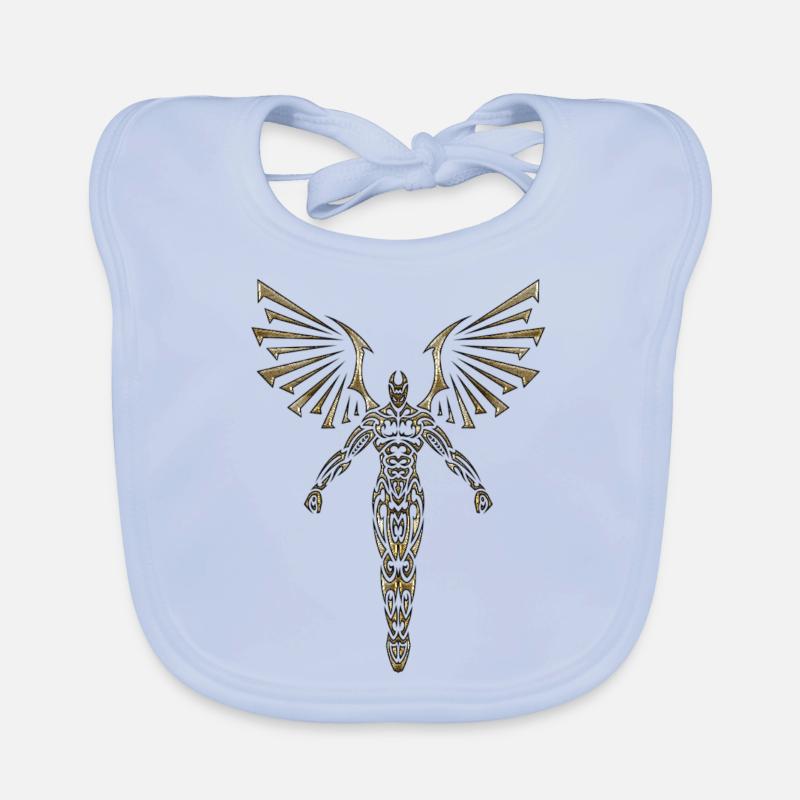 Michael Erzengel Heiliger Christlicher Engel Heiliger Heiliger Snkt - Baby Bio-Lätzchen - sky Blue