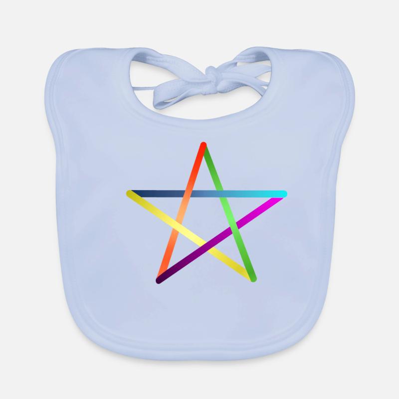 Triangles - graphics - graphic design Organic Baby Bibs