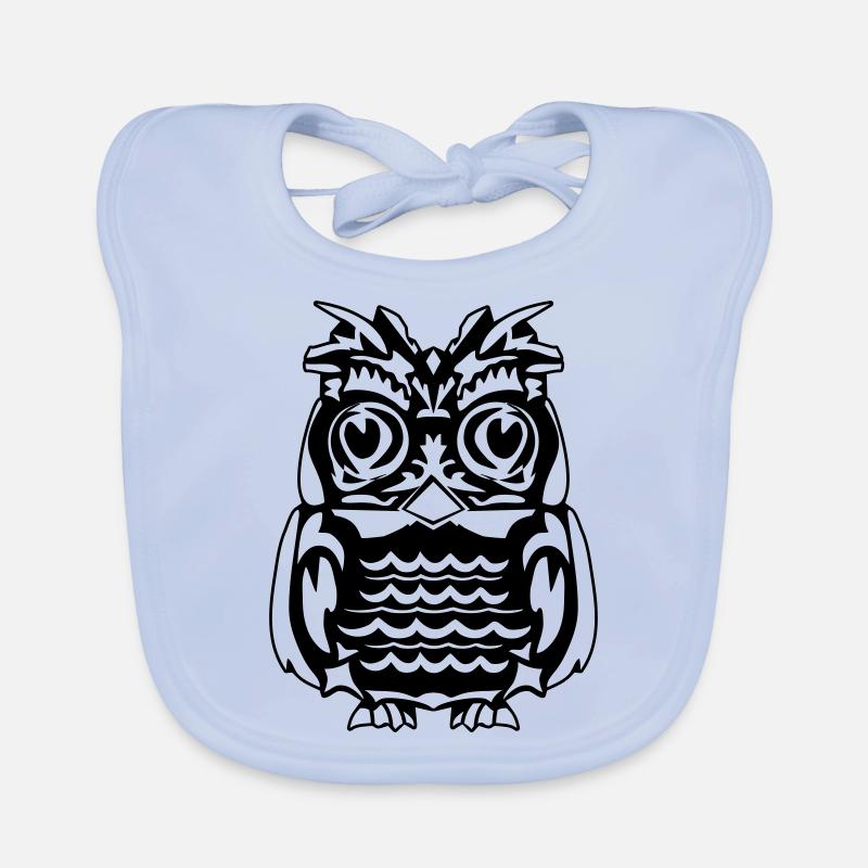 Hibou Bavoir bio Bébé