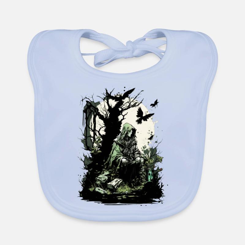 Elfe druide Bavoir bio Bébé