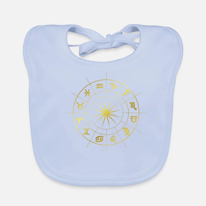 Étoile - Zodiaque - Horoscope - Astrologie Bavoir bio Bébé