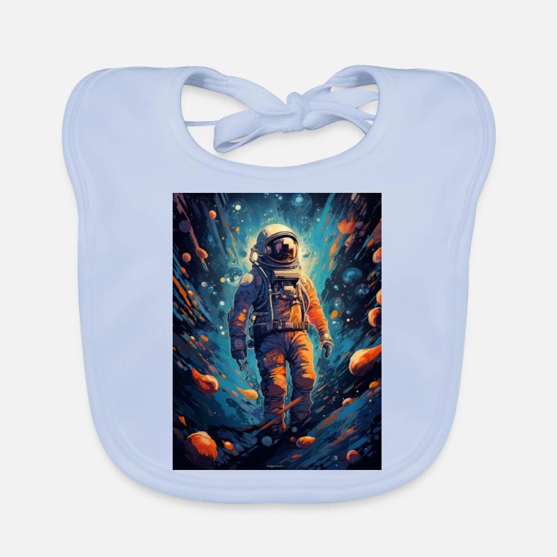 Astronaute de sortie dans l’espace Bavoir bio Bébé