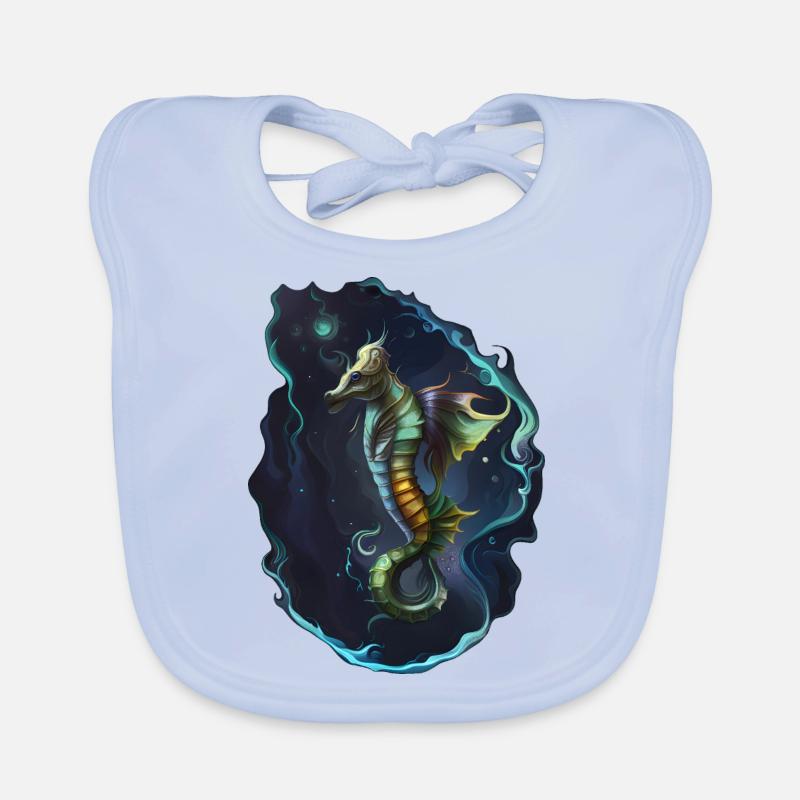 Seepferdchen von Mayotte Baby Bio-Lätzchen