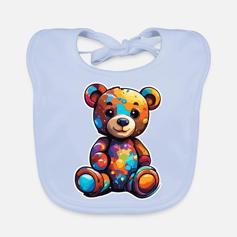 Teddybär / Kuscheltier / Stofftier / Geschenkidee Baby Bio-Lätzchen