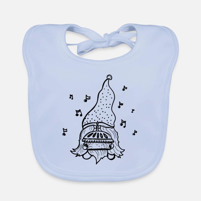 Happy Birthday Dwarf Organic Baby Bibs