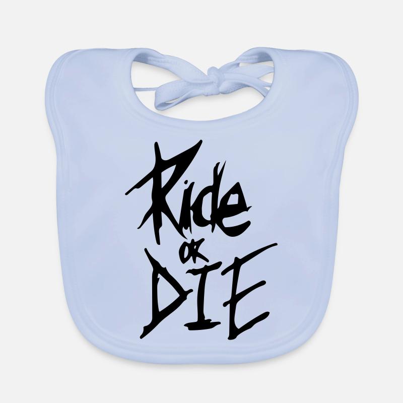 reite oder stirb Baby Bio-Lätzchen