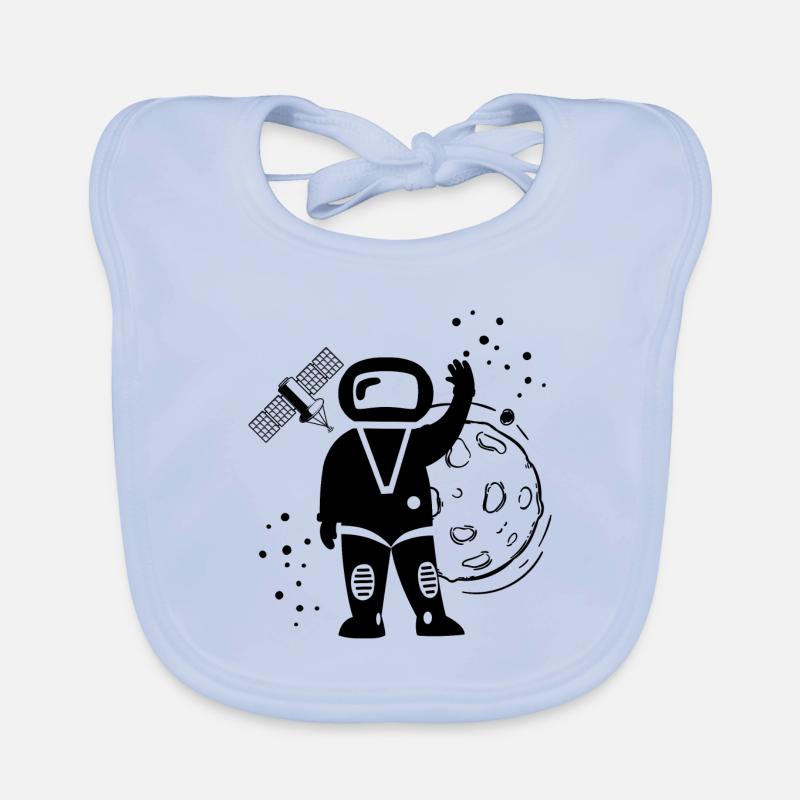 Astronaut - Space Cosmos Space Shuttle Universe Organic Baby Bibs