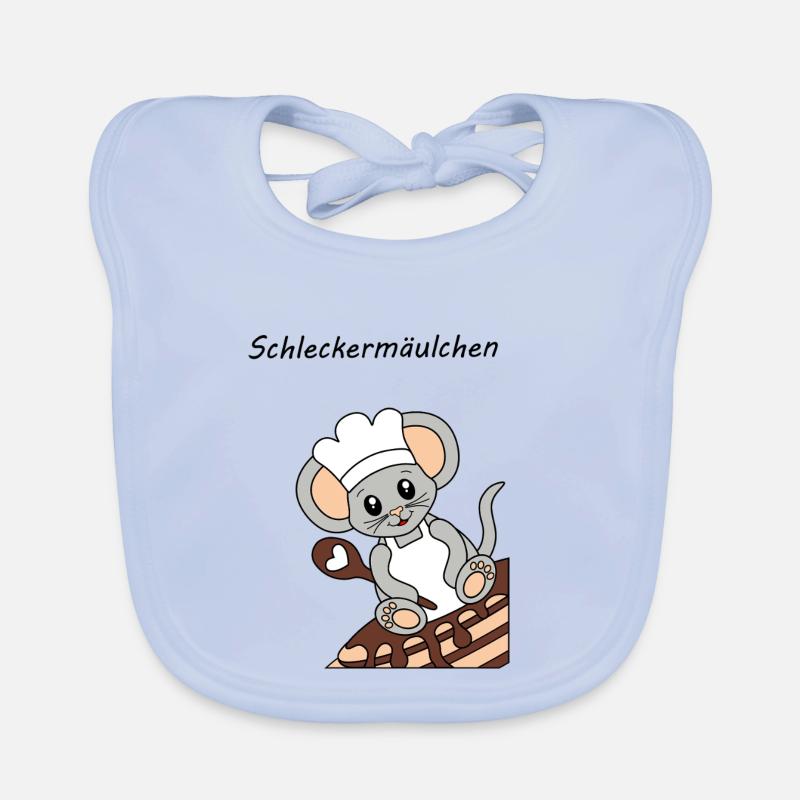 Schleckermaeulchen gross Baby Bio-Lätzchen