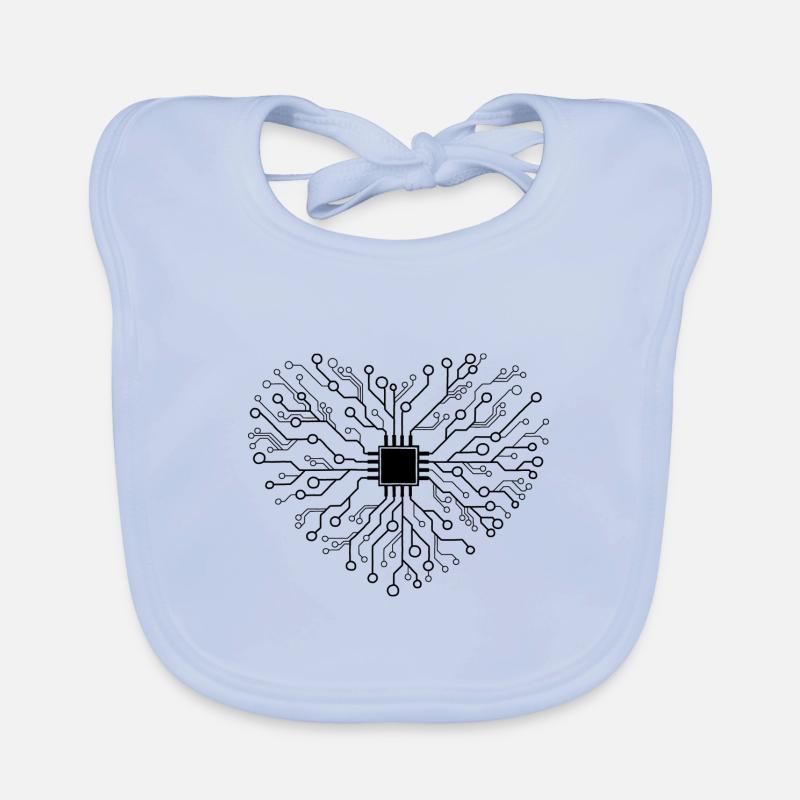 CircuitHeart Baby Bio-Lätzchen