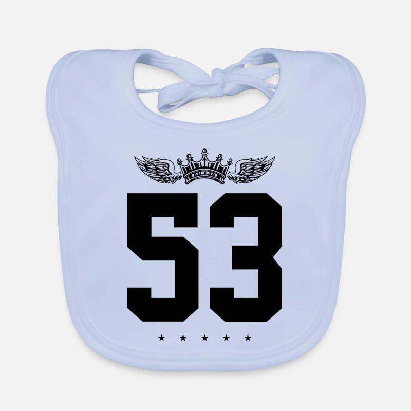 53 Couronne numérique Bavoir bio Bébé