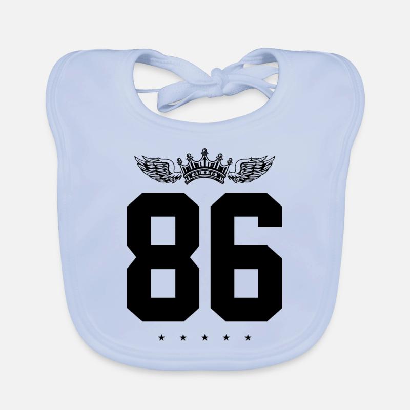 86 Couronne numérique Bavoir bio Bébé