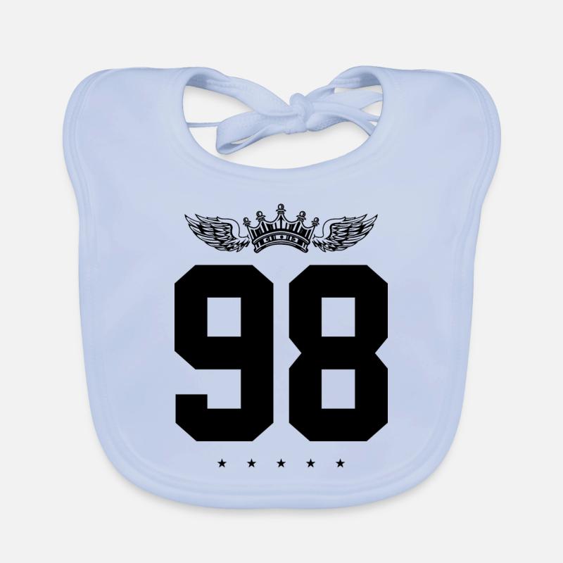 98 Couronne numérique Bavoir bio Bébé